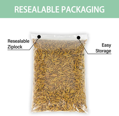 5.5LB Dried Black Soldier Fly Larvae, More Calcium Than Dried Mealworms, High Protein Chicken Feed