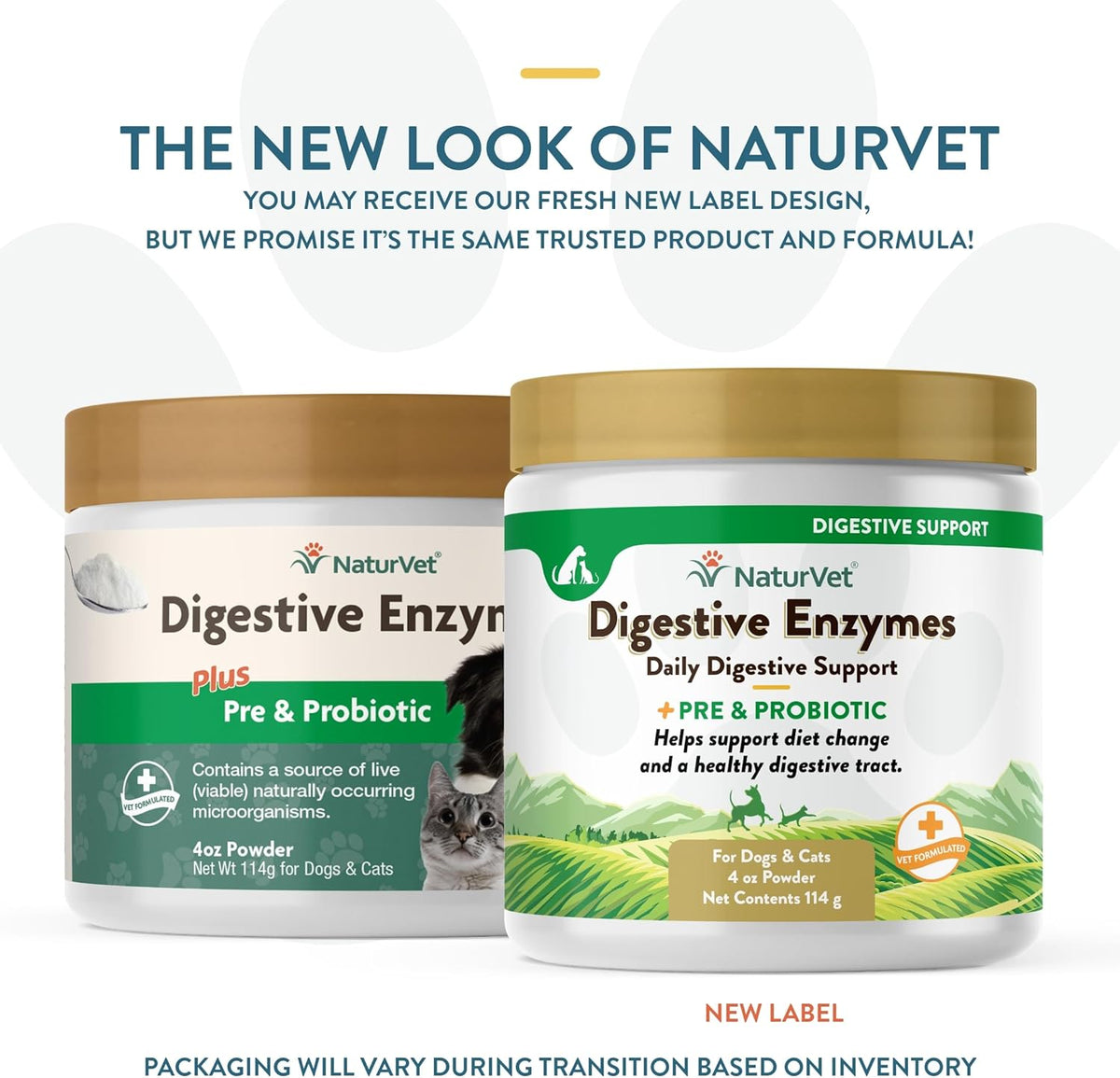 NaturVet – Digestive Enzymes for Dogs - Plus Probiotics & Prebiotics | Helps Support Diet Change &