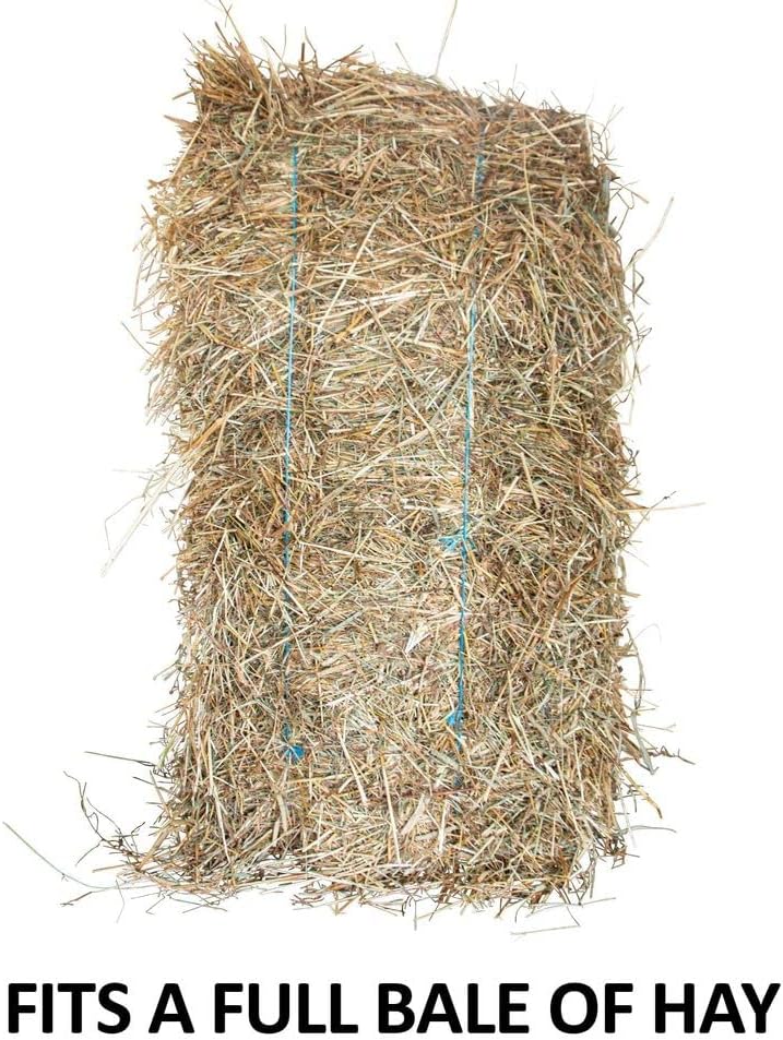 Dura-Tech Full Bale Hay Sack | Color Black | Horse Stable Essential | Full Bale Capacity | Slow