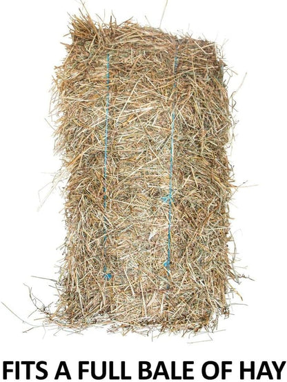 Dura-Tech Full Bale Hay Sack | Color Black | Horse Stable Essential | Full Bale Capacity | Slow