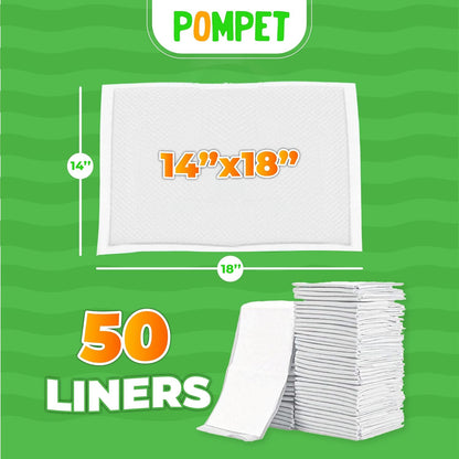 14"" X 18"" Disposable Guinea Pig Cage Liners 50 PCS, Rabbit, Hedgehog, Hamster, Chinchilla, Cat