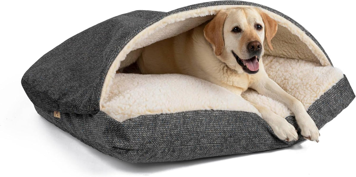 Snoozer Pet Products Luxury Rectangle Cozy Cave Dog Bed with Microsuede, Showdog Collection, Extra
