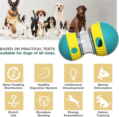 Interactive Treat Puzzle Ball. Engages the mind while naturally slowing down mealtime.