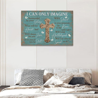 Rustic Christian Cross Wall Art I Can Only Imagine Pictures Farmhouse Butterfly Wall Decor Teal