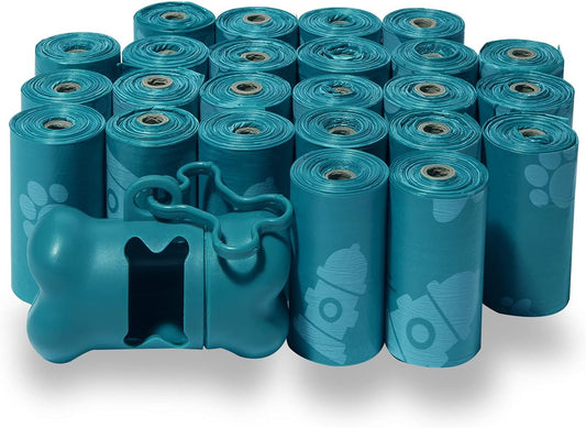 Best Pet Supplies Dog Poop Bags (360 Bags) for Waste Refuse Cleanup, Doggy Roll Replacements for