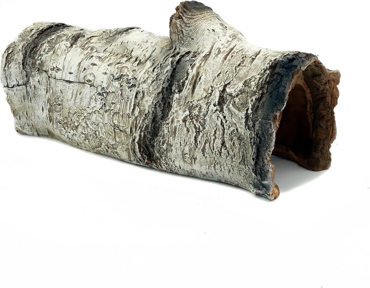 JIHAQUA Aquarium Resin Bark Terrarium Decor, Lizard, Snake or Reptile Hide,Lizard, Spider and