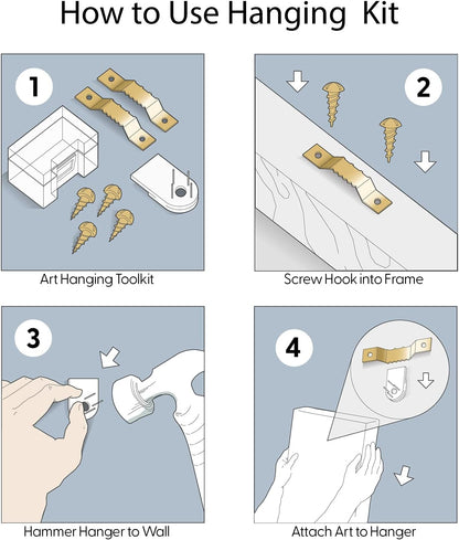 wall26 Canvas Print Wall Art Tropical Yellow Fish with Vibrant Coral Reef Nature Ocean Photography