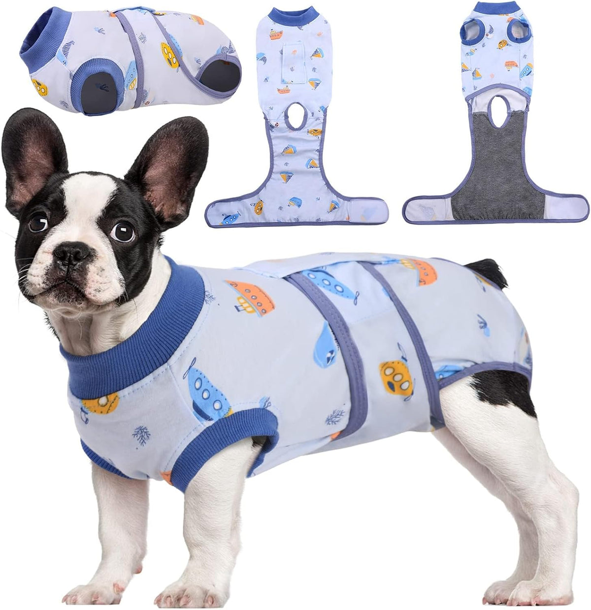 Kuoser Recovery Suit for Dogs Cats After Surgery, Professional Pet Recovery Shirt Dog Abdominal