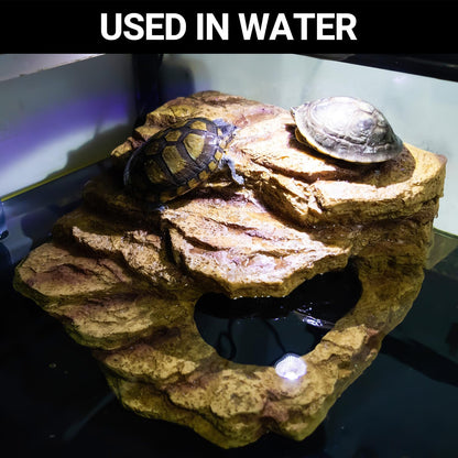 Resin Reptile Hideout Cave Reptile Habitat Tank Decor Terrarium Accessories for Bearded Dragon