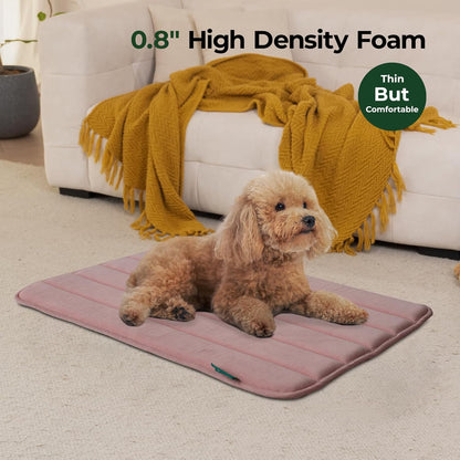 BALANCE Dog Crate Pad, Dog Foam Crate Mat Kennel Pad, Washable Water-Resistant Pet Bed Flat Dogs