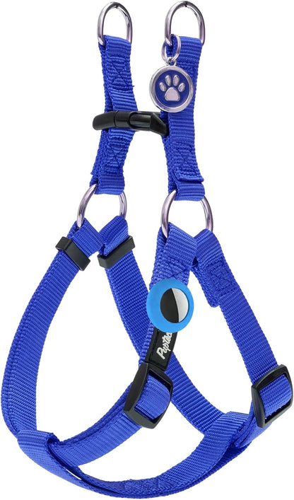 PUPTECK No Pull Dog Harness Soft Adjustable Basic Nylon Step in Puppy Vest Outdoor Walking with ID
