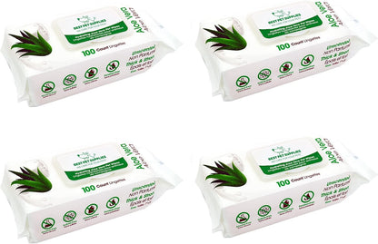 Best Pet Supplies Pet Grooming Wipes for Dogs & Cats,Deodorizer for Coats & Dry, Itchy, or