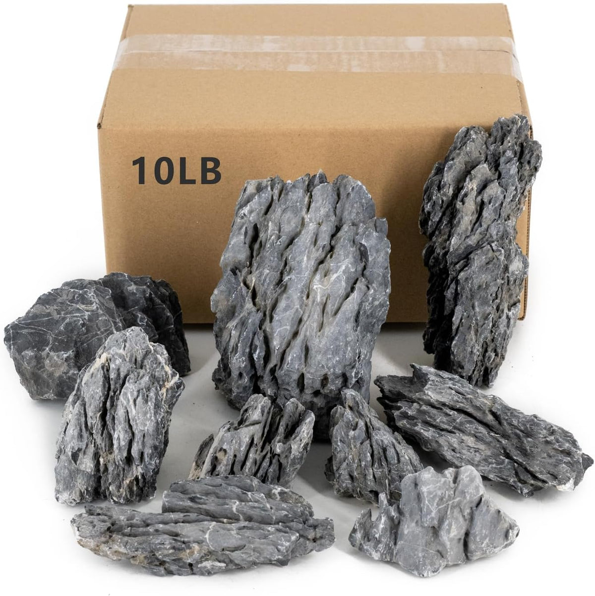 Natural Rocks Seiryu Stones Aquariums Stones for Aquascaping, Aquariums, Terrariums, Vivariums