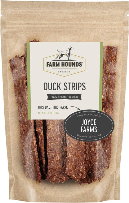 Farm Hounds - Duck Strips - Premium Natural Jerky for Dogs - Made from 100% Humanely Raised Duck