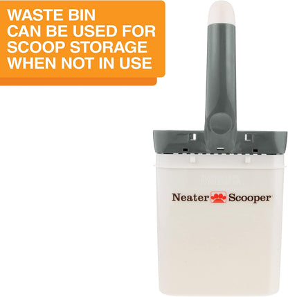 Neater Pet Brands Neater Scooper Standard Cat Litter Scoop, 60 Refill Bags – Mess-Free Cat Litter