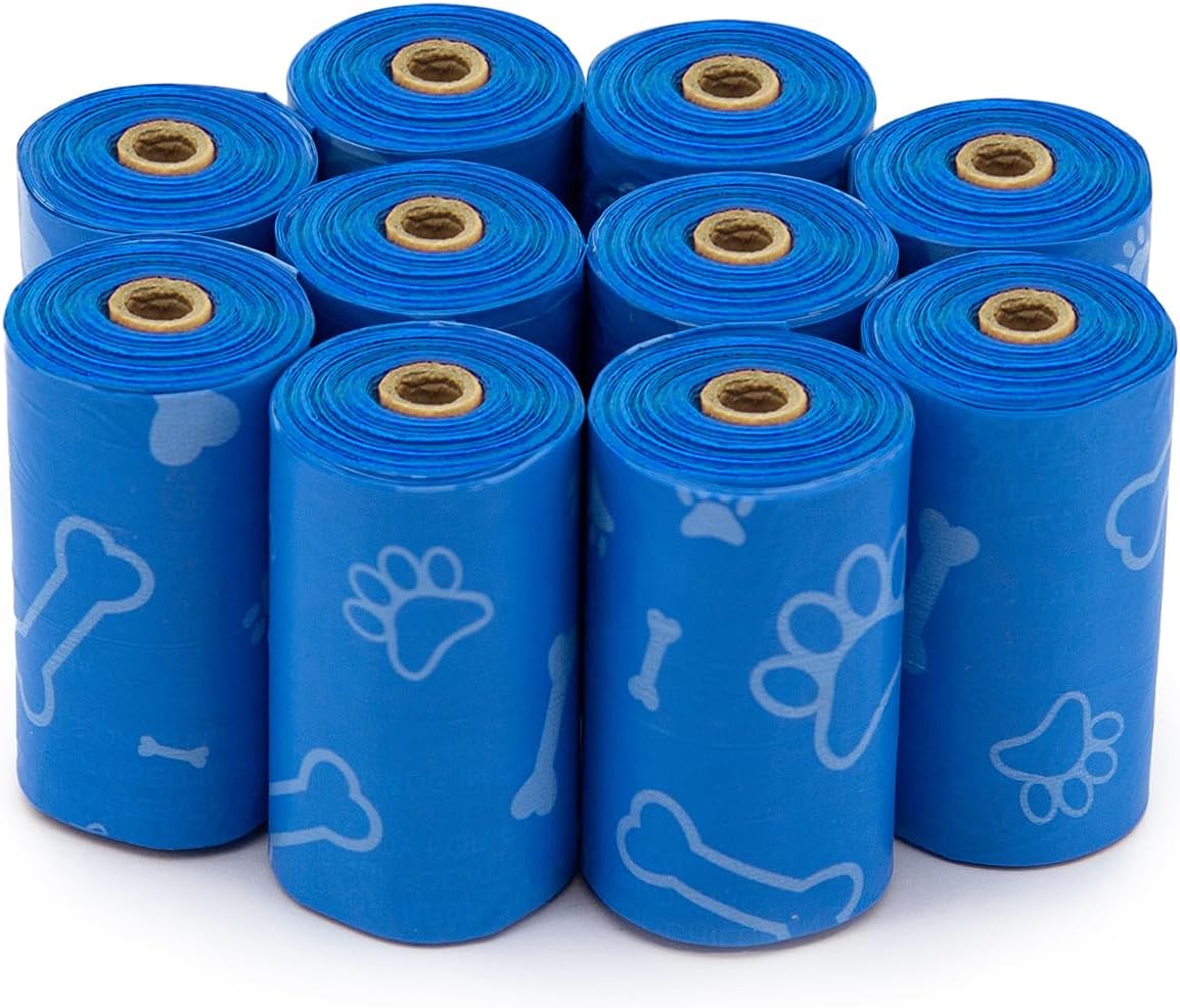 Best Pet Supplies Dog Poop Bags (4 x 150 Bags) for Waste Refuse Cleanup, Doggy Roll Replacements