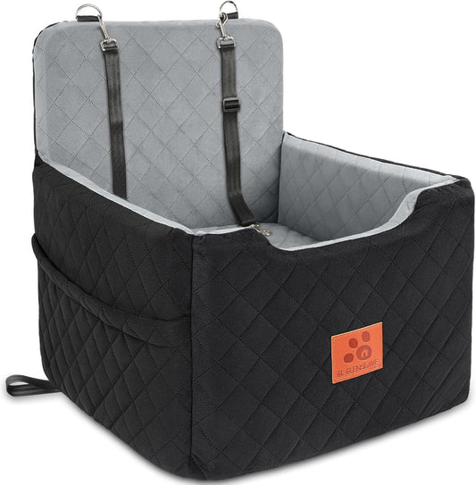 Dog Car Seat for Small/Medium Dogs Under 35lbs,Memory Foam Dog Booster Seats,Detachable and