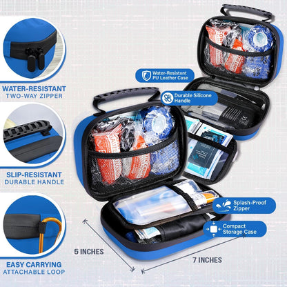 EVERLIT Pet Medic First Aid Kit | Vet-Approved Animal Care Kit with 95 Pcs Medical, Outdoor &