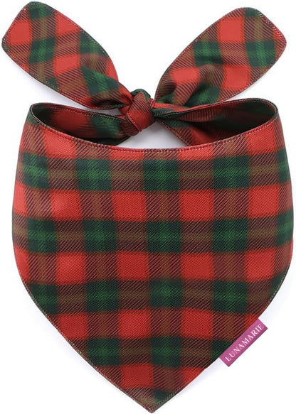 LunaMarie - Luxury Pet Birthday Bandanas -Premium & Silky Poly Fabric | 100% Handmade | Custom