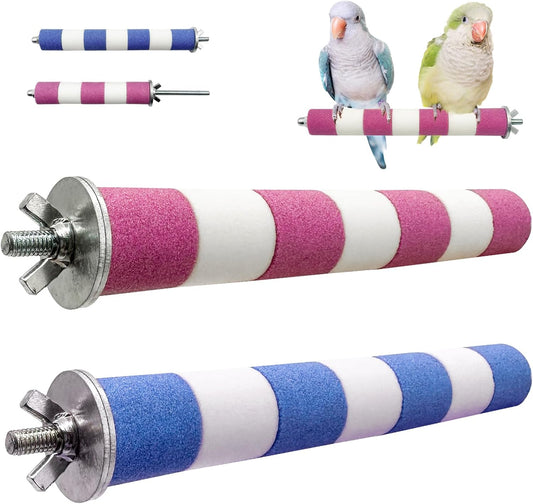 Bird Perches for Cage Bird Cage Accessories Toys Parrot Sand Paw Grinding Stick for Budgies