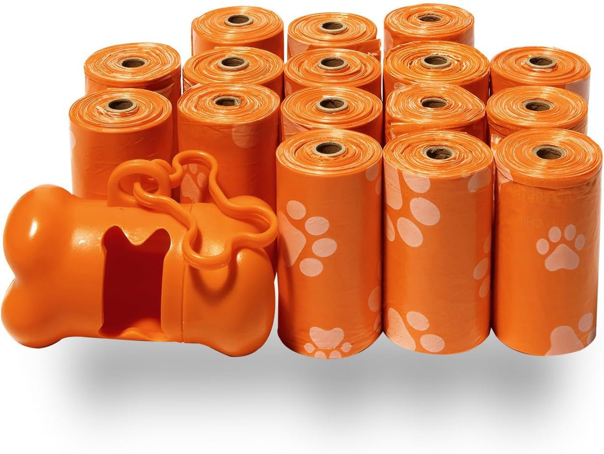 Best Pet Supplies Dog Poop Bags (240 Bags) for Waste Refuse Cleanup, Doggy Roll Replacements for