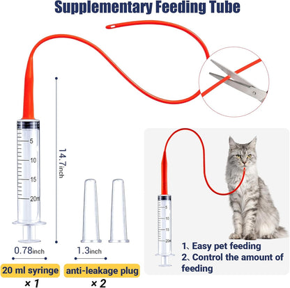 Newborn Puppy Kitten Small Animal Sterile Mucus Extractor Suction Catheter, Animal Kid Puppy Kitten