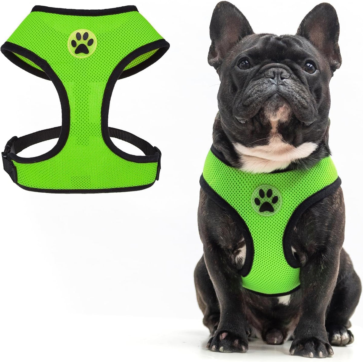 BINGPET No Pull Dog Harness, Soft Mesh Breathable All Weather Vest, Safety Protection Design
