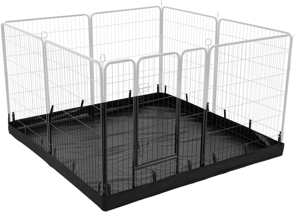 PJYuCien Rectangle Dog Playpen Bottom Pad - Fits 8 Panels 32" Width Metal Dog Pen -64"x64" Size