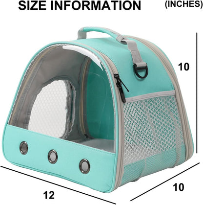 Reptile Travel Carrier Bag with Absorbent Pad Set, Pee Pad with Leak-Proof Quick-Dry Design for