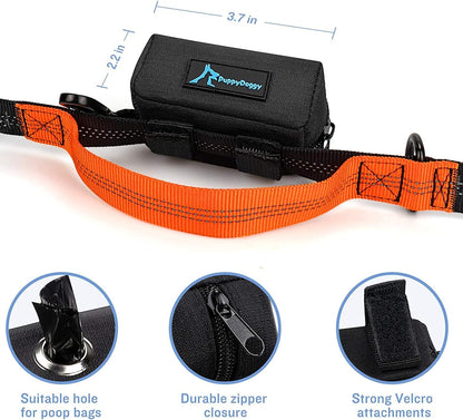 PuppyDoggy 1 Pack Poop Bag Holder for Dogs & Cats Waste Bag Dispenser Pouch Dispenser with 1 Roll