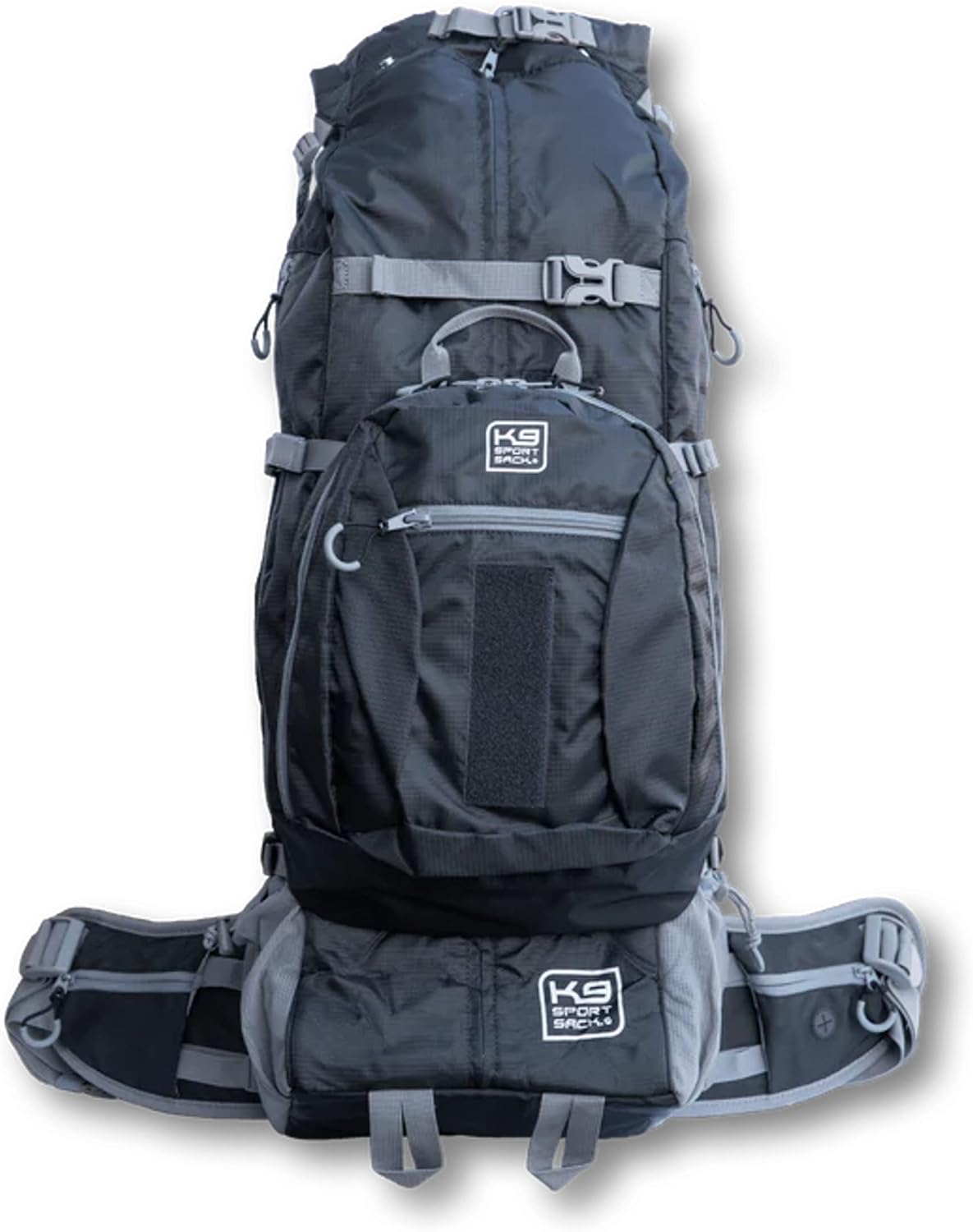 K9 Sport Sack Kolossus - X-Large, Black - The Big Dog Backpack - Ideal for Dogs 23-25” Long - Fully