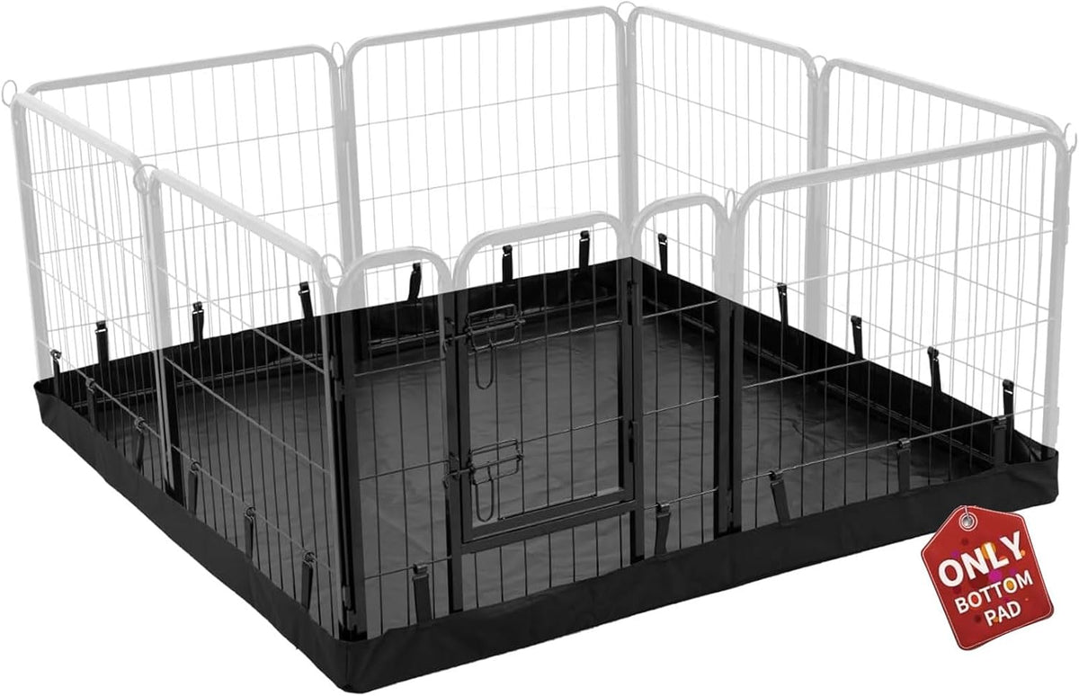 PJYuCien Rectangle Dog Playpen Bottom Pad - Fits 8 Panels 24" Width Metal Dog Pen -48"x48" Size