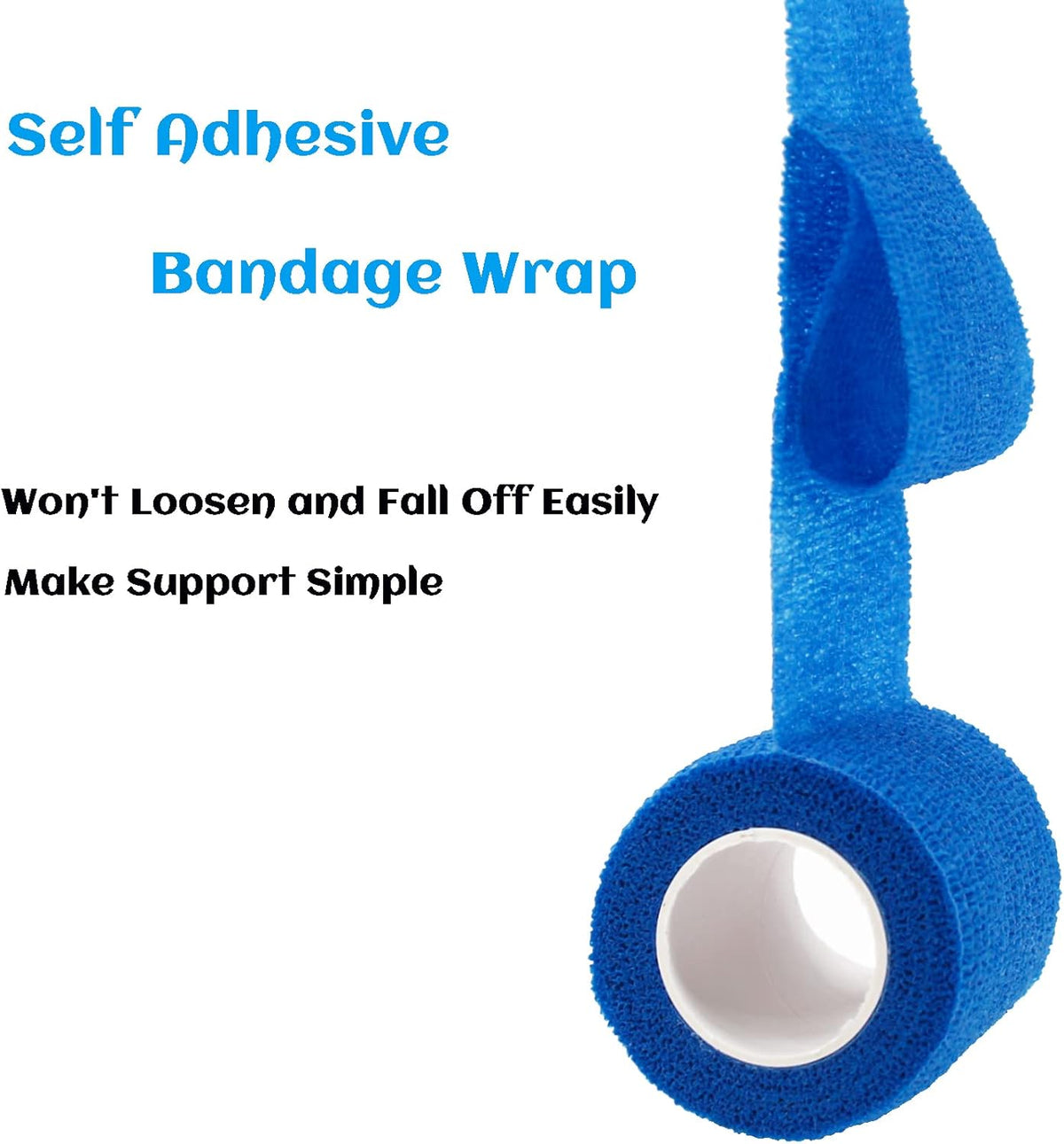 36 Rolls Elastic Self Adhesive Bandage Wrap 2 Inch, Breathable Non Woven Cohesive Bandage, Vet Wrap