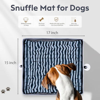 Snuffle Mat for Dogs, Dog Puzzle Mat, Interactive Dog Toys for Enrichment,Sniff Mats with Non-Slip