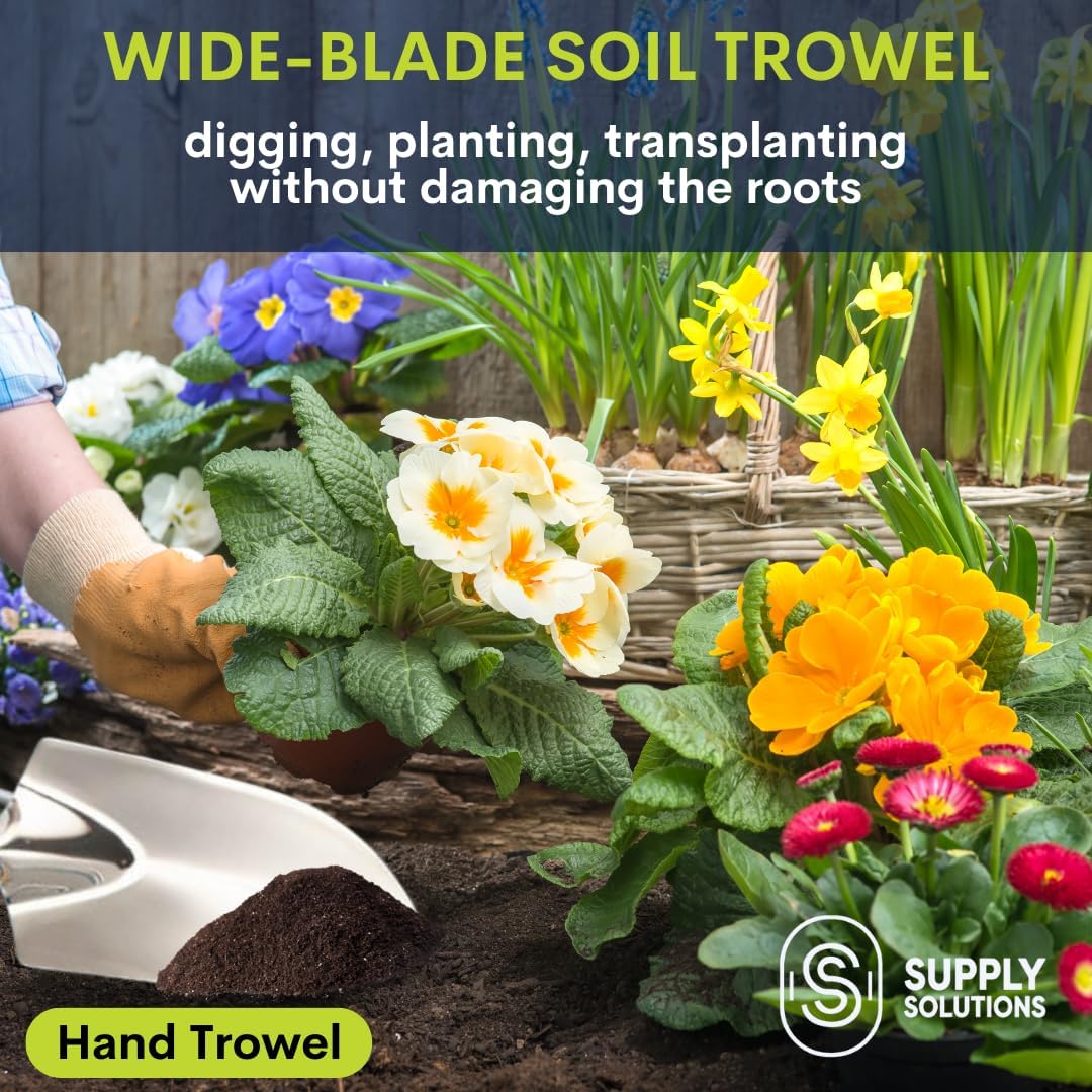 Gardening Tools - Perfect Garden Tools for Women or Men - Small Heavy Duty Gardening Hand Tools