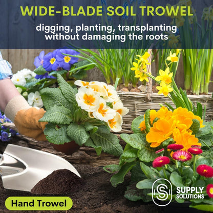 Gardening Tools - Perfect Garden Tools for Women or Men - Small Heavy Duty Gardening Hand Tools