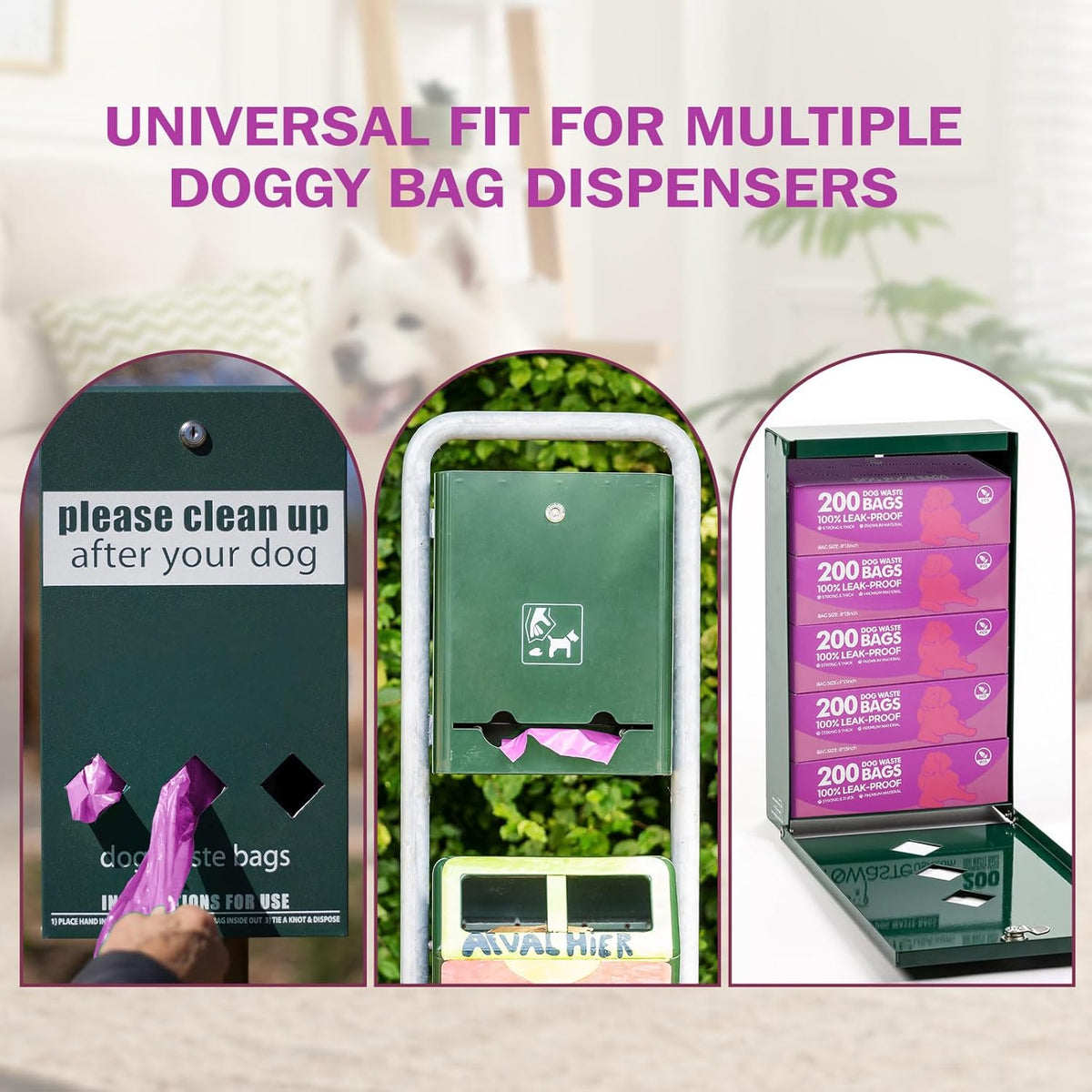 Sherr 20 Boxed Rolls 4000 Counts Dog Poop Bags Bulk Leak Proof Dog Waste Bags Universal Pet Doggy