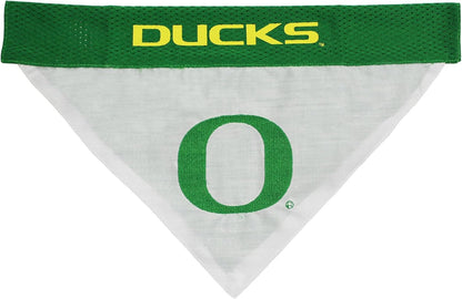 Pets First Collegiate Pet Accessories, Reversible Bandana, Oregon Ducks, Large/X-Large