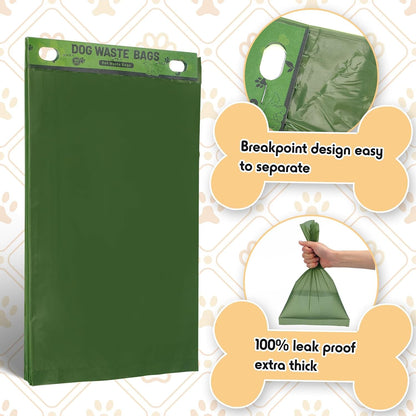 Ireer 5000 Pcs 50 Counts 5000 Pcs Header Bag Bulk Dog Pet Waste Bags Poop Easy Single Pull for Poop
