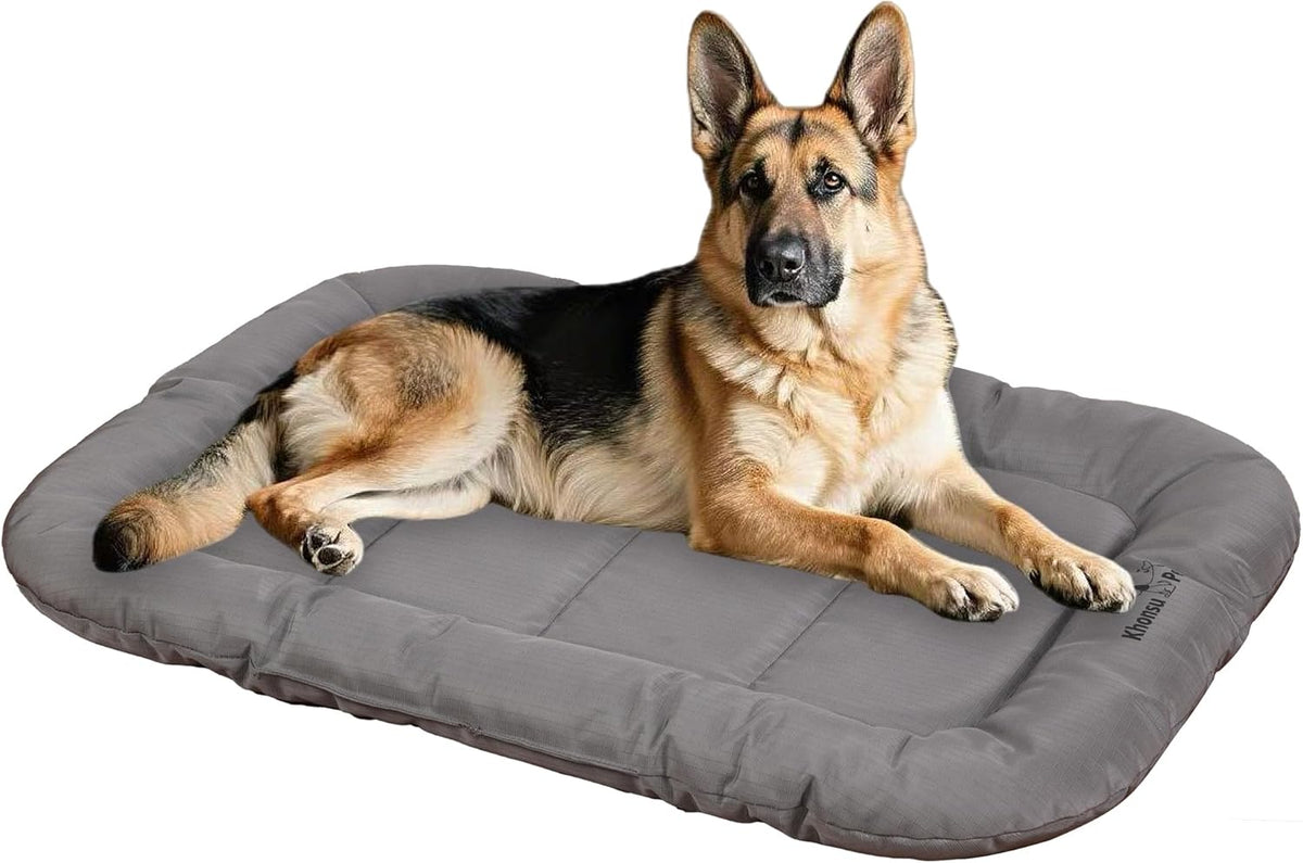 KHONSU PET Durable Dog Bed Tough and Tear Proof Dog Crate Bed, 800lbs Tear Strength PVC-Backed