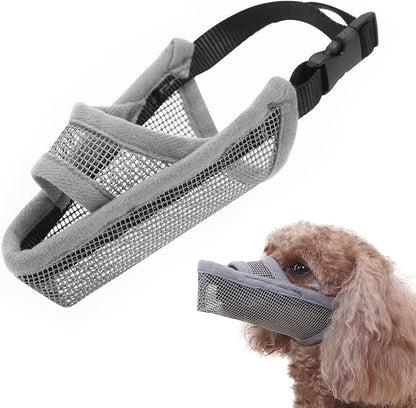 Crazy Felix Nylon Dog Muzzle for Small Medium Large Dogs Dachshund Beagle Poodle Labrador, Air Mesh