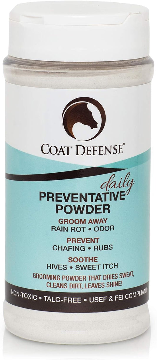 COAT DEFENSE Daily Preventative Powder for Horses - Safe & Effective Equine Skin Conditioner Sweet