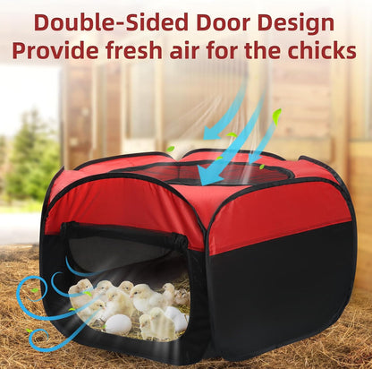 Chicken Brooder Box for Chick Starter Kit, 12.8 * 17.8 inch Large Brooder Heating Plate, Brooding