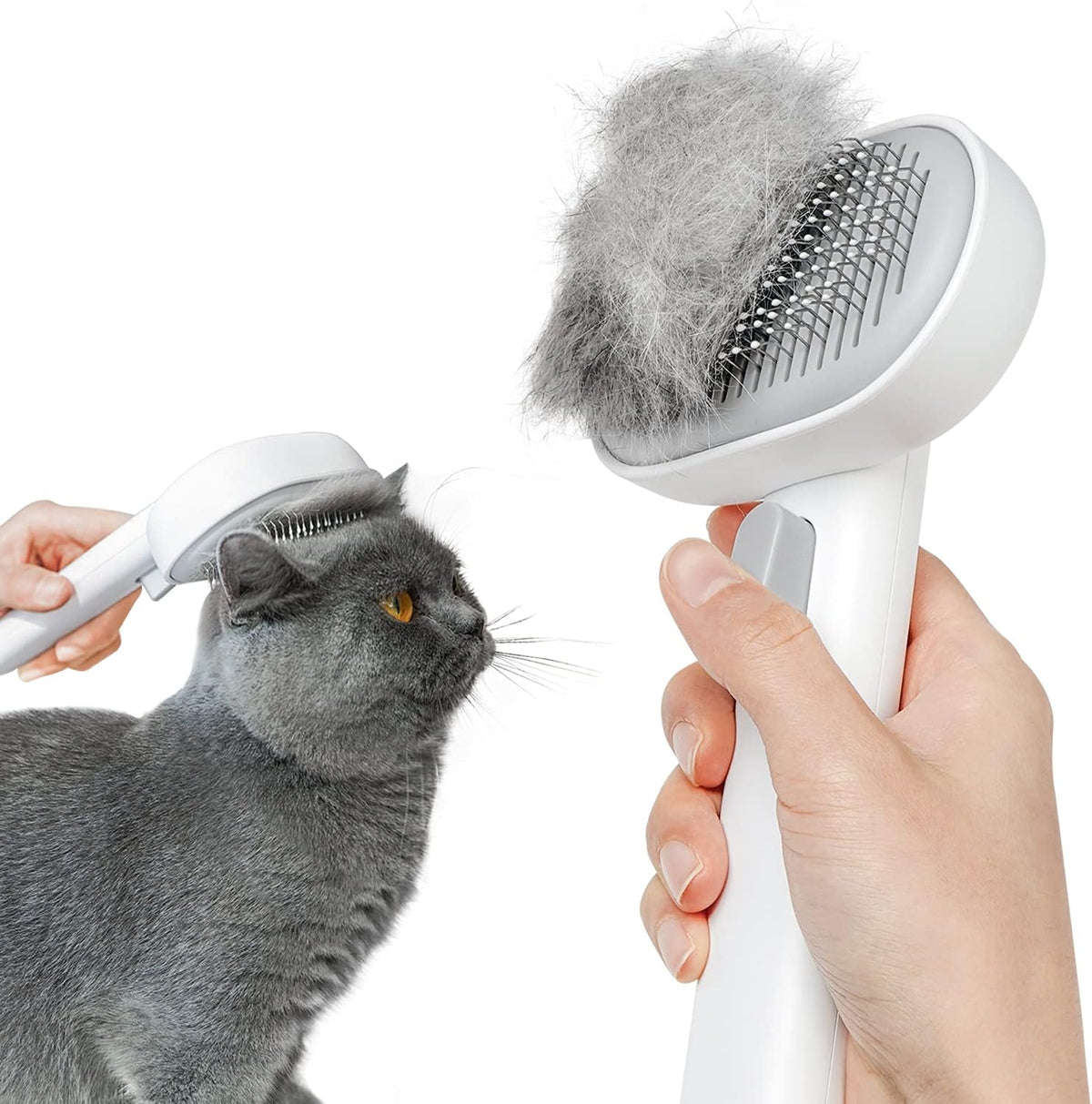 Aumuca Cat Brush for Shedding, Cat Brushes for Indoor Cats, Cat Brush for Long or Short Haired