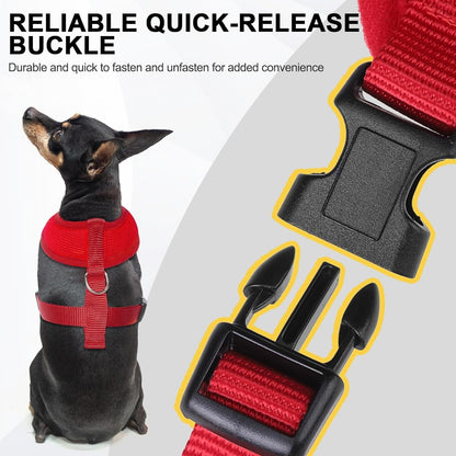 BINGPET No Pull Dog Harness - All Weather Mesh Step-in Vest for Small Dogs, Breathable Mesh Puppy &