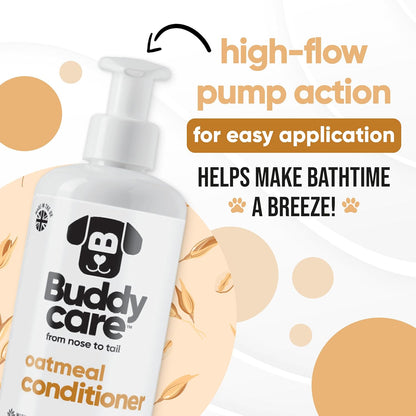 Oatmeal Dog Conditioner (16.90oz) Made with Aloe Vera, Argan Oil & Pro Vitamin B5 to Detangle