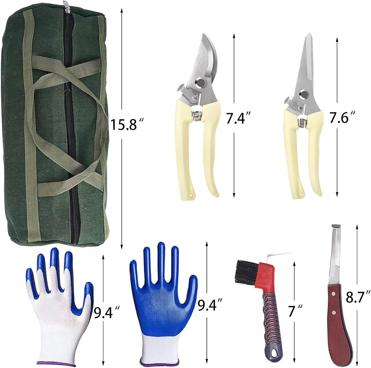 1112 Temp 11pcs Farrier Tools Farrier kit Horse shoeing Tools Farrier Supplies Farrier Tools for