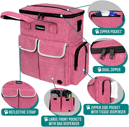 PetAmi Dog Travel Bag Pet Supplies Accessories Organizer for Traveling, Camping, Weekend; Cat Pet