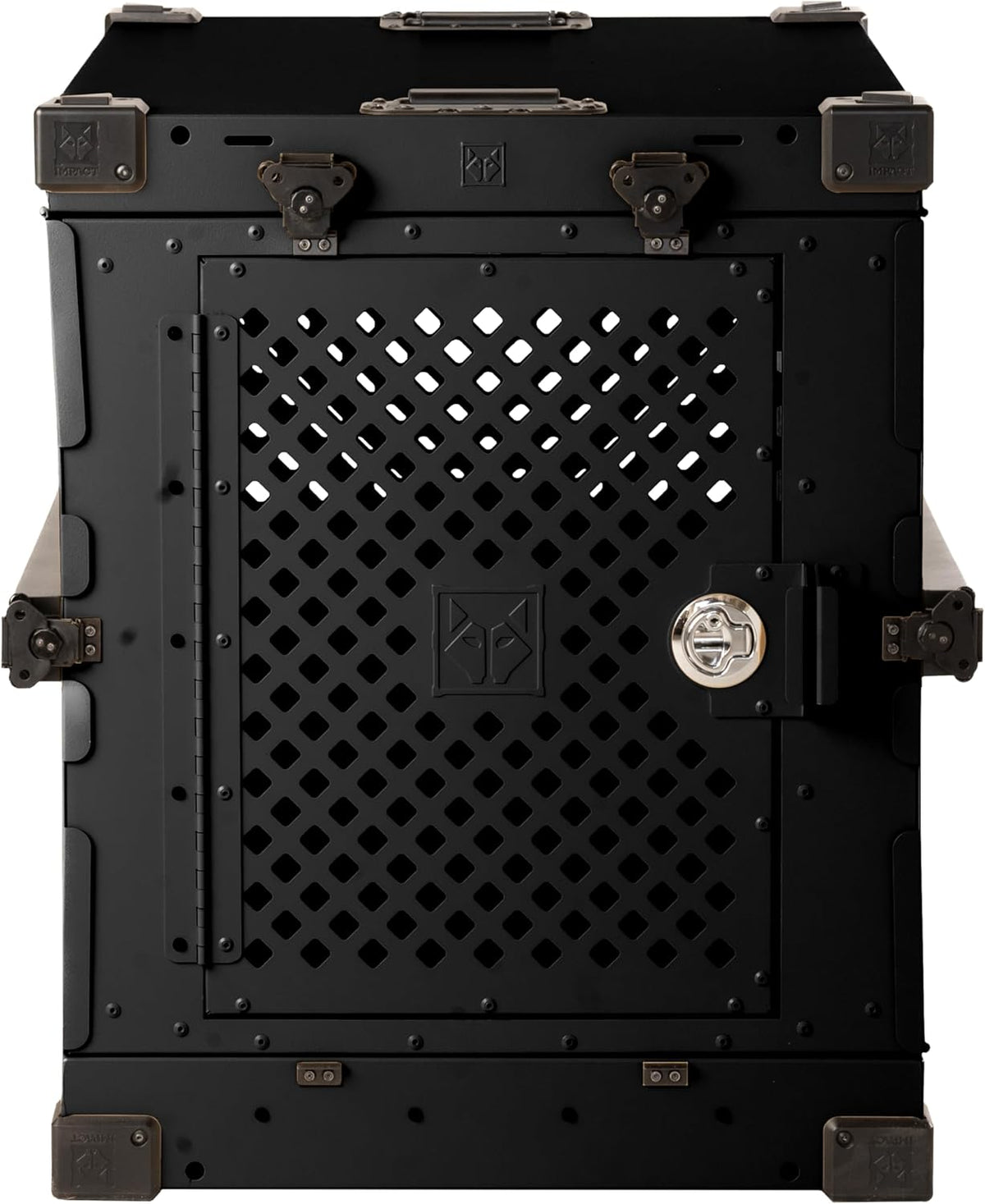 Impact Collapsible Dog Crate - Foldable Hard Crate for Intermediate Dogs - Heavy Duty Travel Kennel