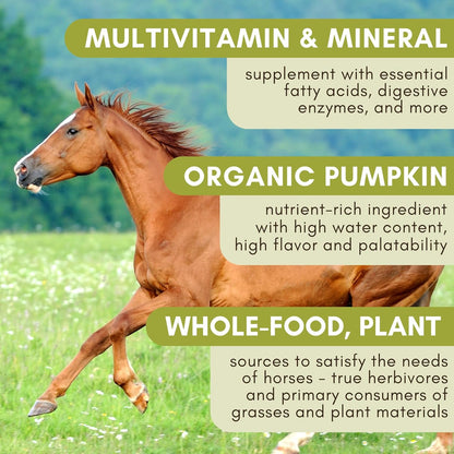 Wholistic Pet Organics Equine Complete: Horse Multivitamin for Total Body Health - Horse Supplement